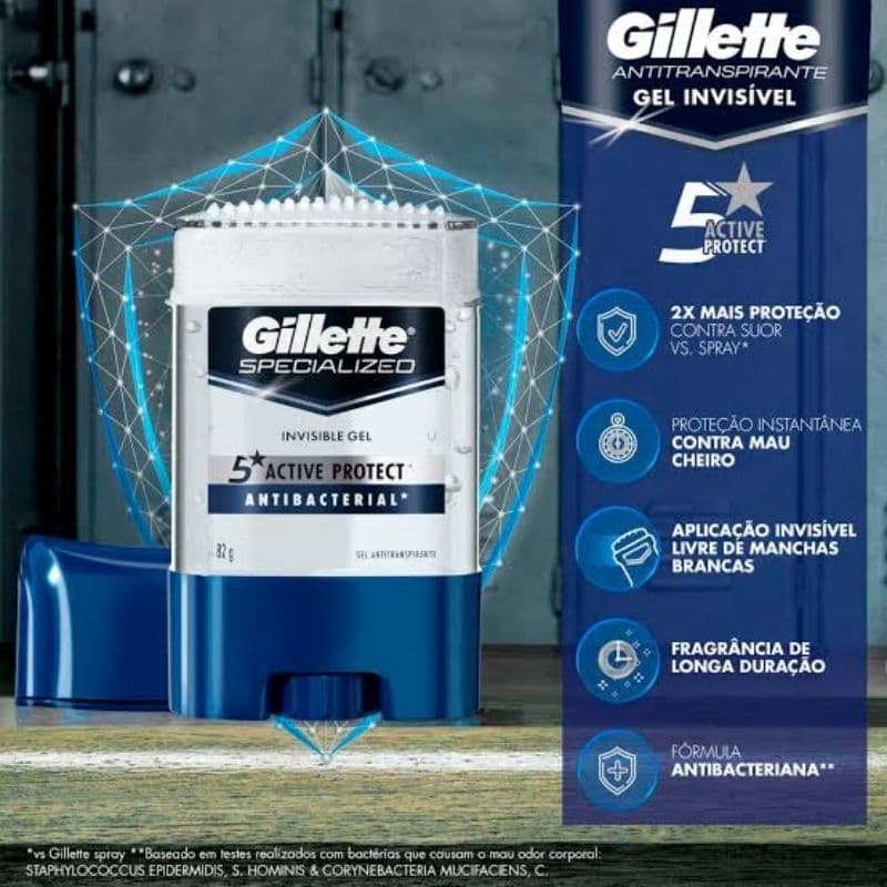 Desodorante Antitranspirante em Gel Gillette Specialized
