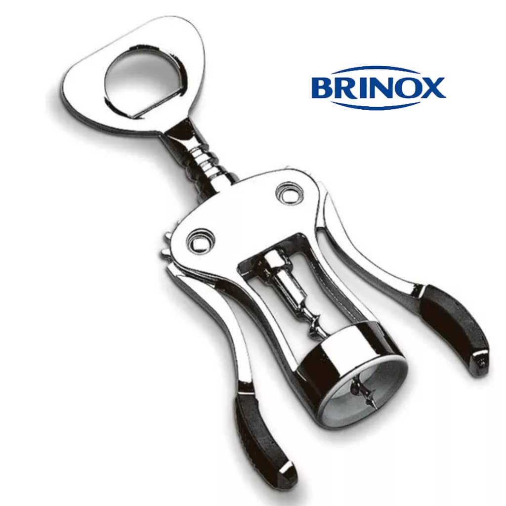Saca Rolha Brinox Abridor De Garrafas Vinho espumante Aço Inox