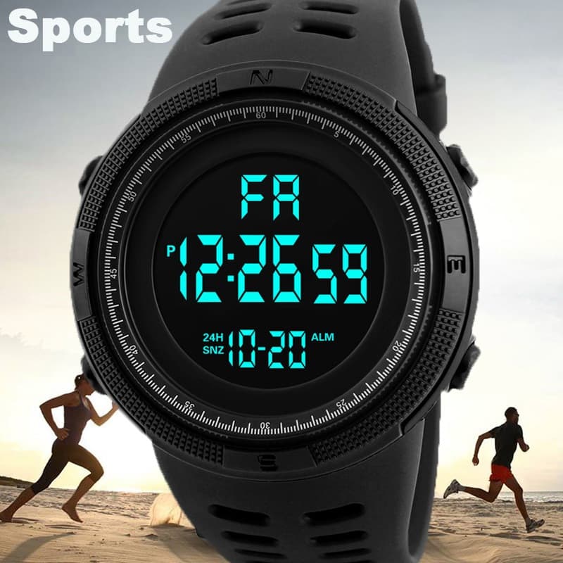 Relógio Masculino Digital Sport Natação À Prova D'água 50m