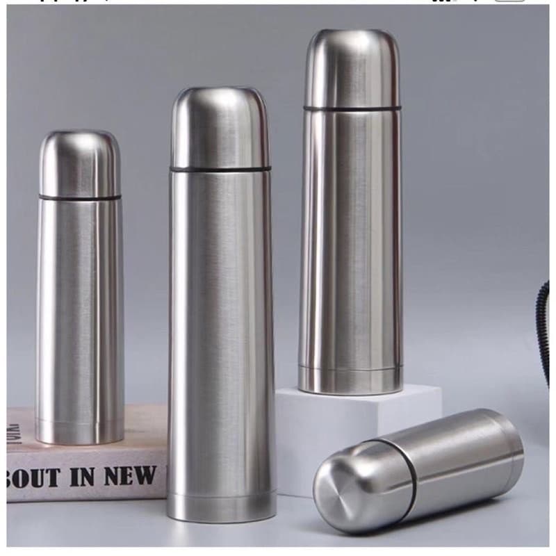 Garrafa Termica Squeeze Garrafinha Inox Quente E Frio Inquebrável Agua Cafe Garrafa de água 500ml