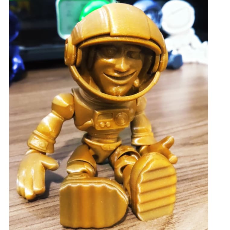 Astronauta Articulado Flexi - 17cm