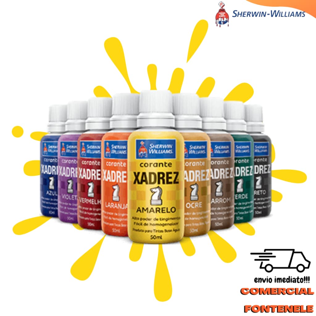 CORANTE P/TINTA XADREZ SHERWIN WILLIAMS