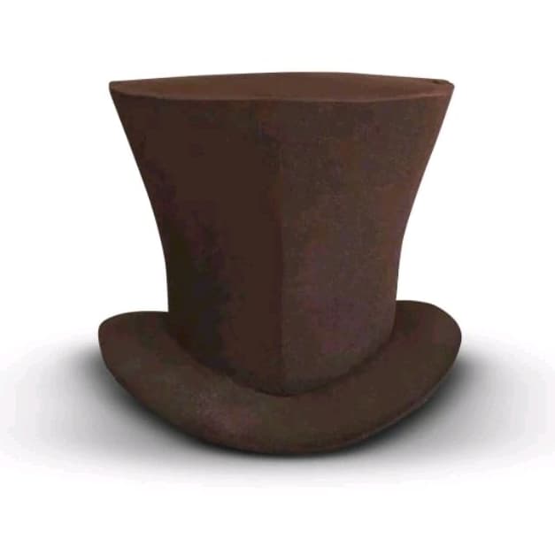 Cartola Chapeleiro Maluco lisa para enfeitar Adulto e Infantil