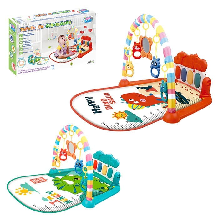 Tapete de atividades bebê Tapete Infantil Com Pedal De Música Piano Para Bebê De 0-24 Mes