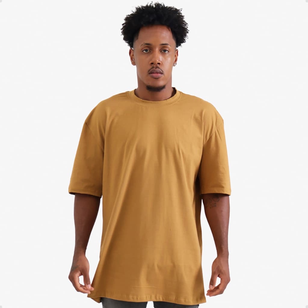 Camiseta Oversized Basic Streetwear Masculina