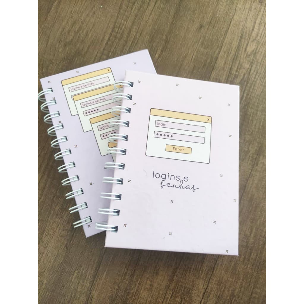 Caderno de Senhas e Logins