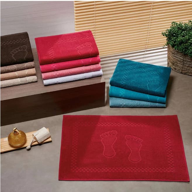 Toalha de Piso Pezinho 45x68 - Conjunto Com Três