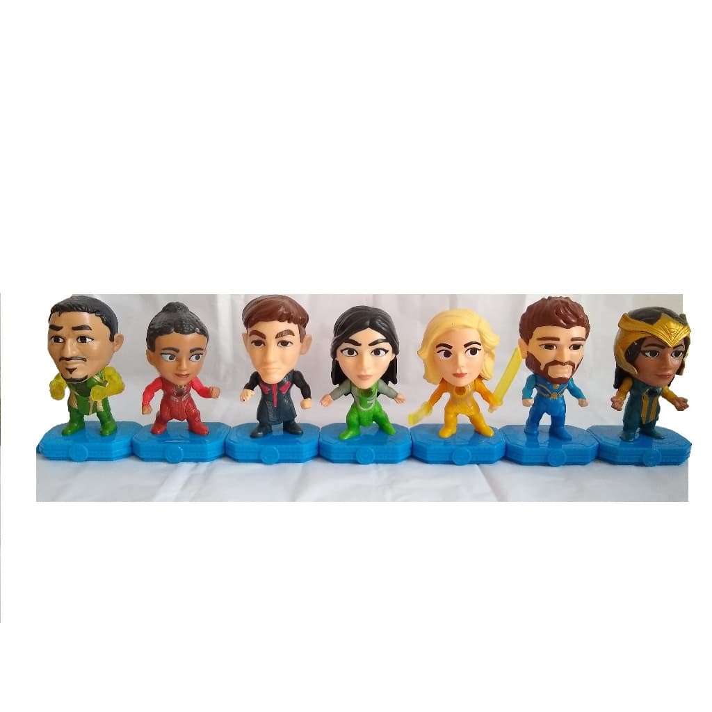 Bonecos Os Eternos Marvel - Coleção Mc Donalds - Colecionador Marvel 2020