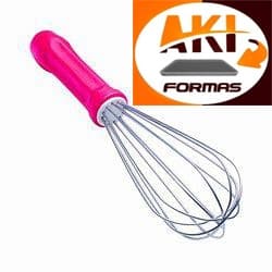 BATEDOR FUE DE 25 CM INOX COR PINK PRDUTO COM NOTA FISCAL