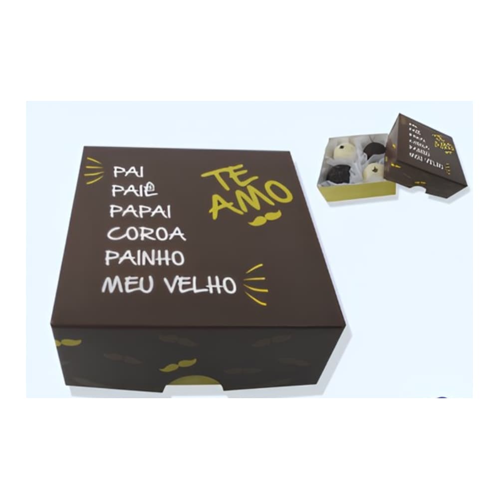 Caixa P/6 Doces Dia Dos Pais 11x8x3 Cod1771 10un
