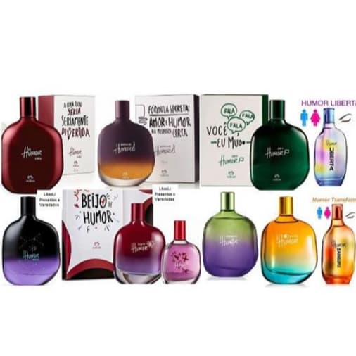 Perfume Desodorante Colônia Humor Masculino Natura 75ml. Todas as  Fragrancias