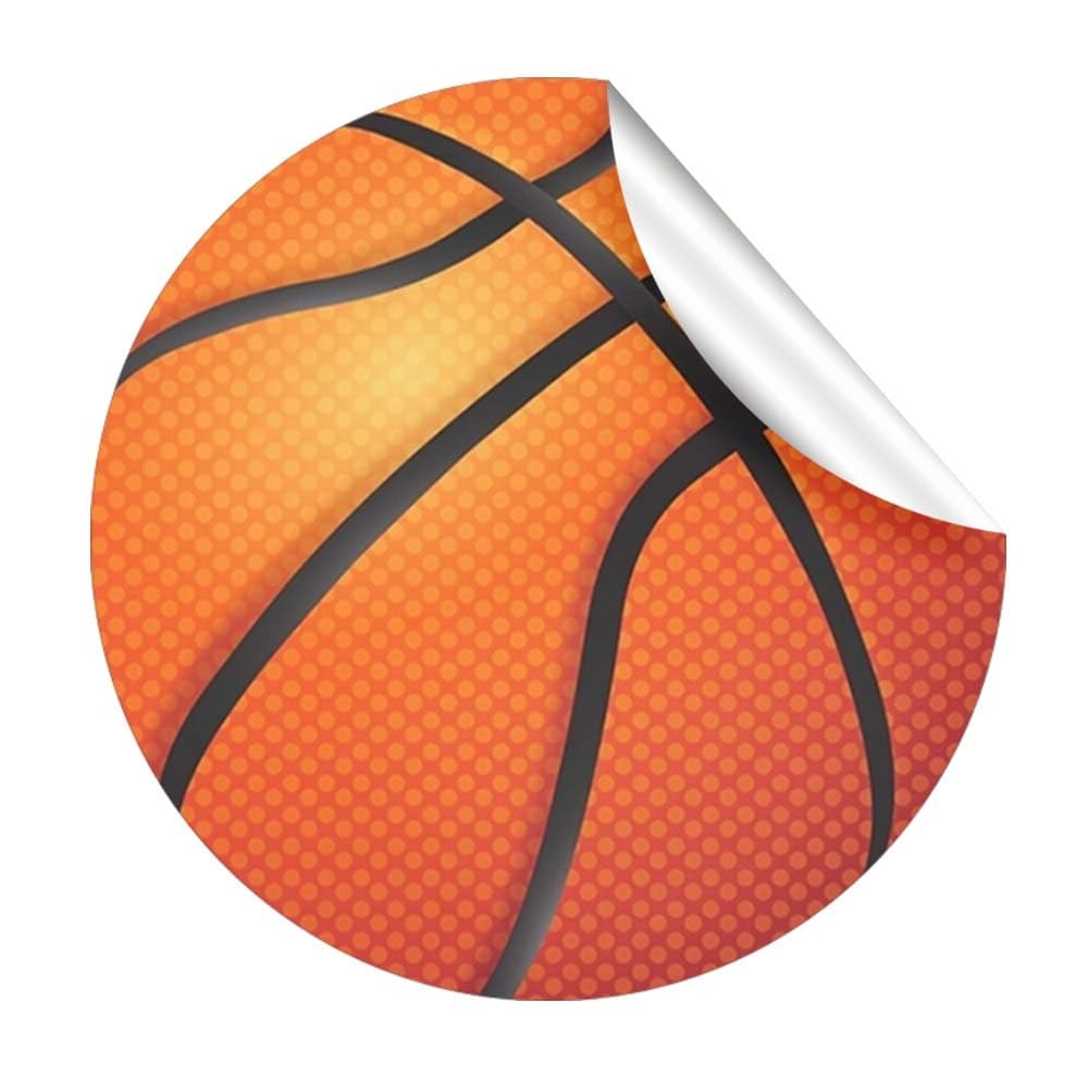 Adesivos etiquetas Bola Basquete ESCOLHA O TAMANHO
