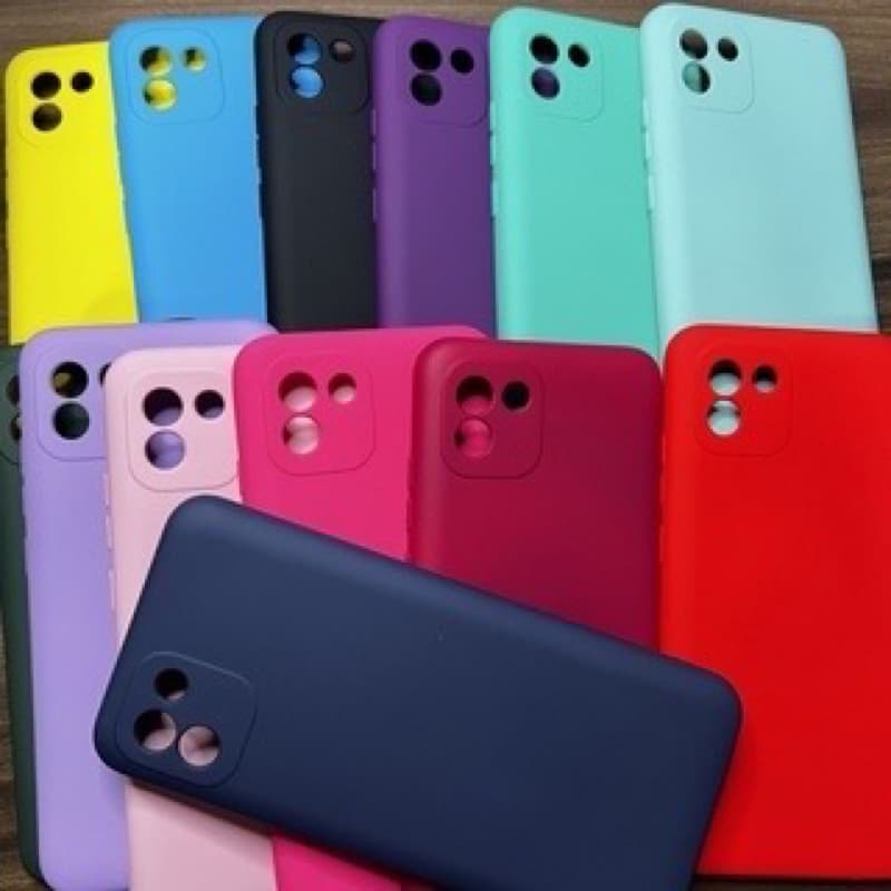 Kit Protetora Capa Capinha A03 Samsung Silicone Aveludado