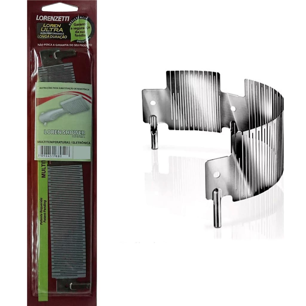 Resistência Ref. 3065 Ducha Loren Shower Eletronica Lorenzetti para 127V 5500W 220V 6800W e 220V 7500W
