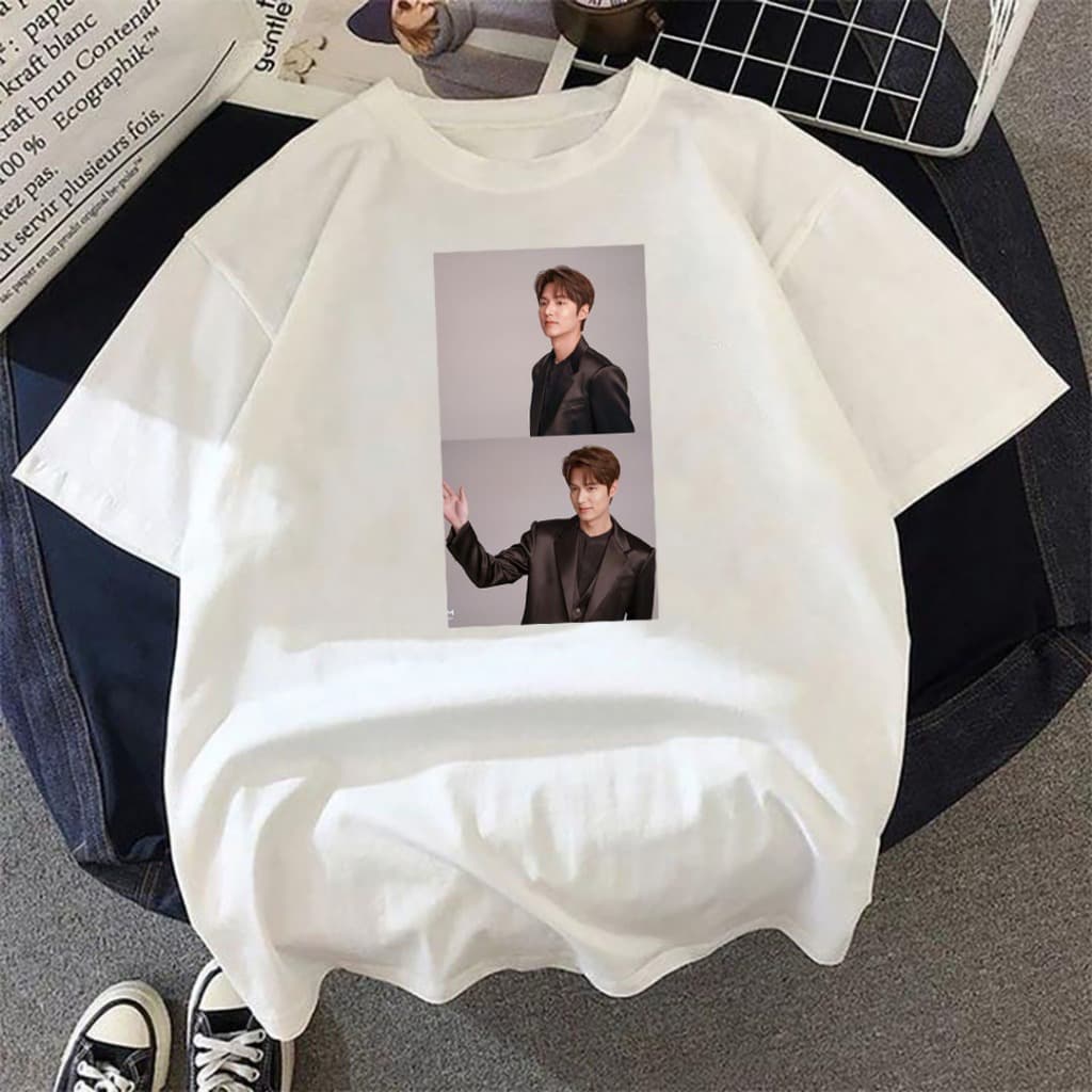 Camiseta Dorama Fotos Lee Min-Ho Séries Unissex 100% Algodão