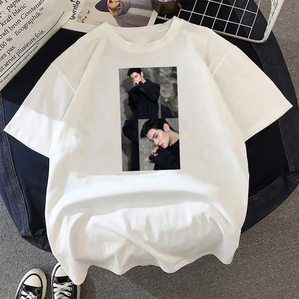 Camiseta Dorama Séries Cha Eun Woo Fotos Unissex 100% Algodão