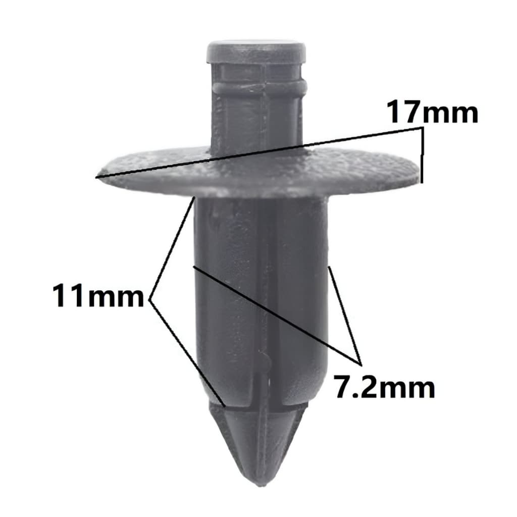 Presilhas Plástica Universal Aba Tanque  Xre Neo Xmax Fazer Titan Xre 4 Unidades