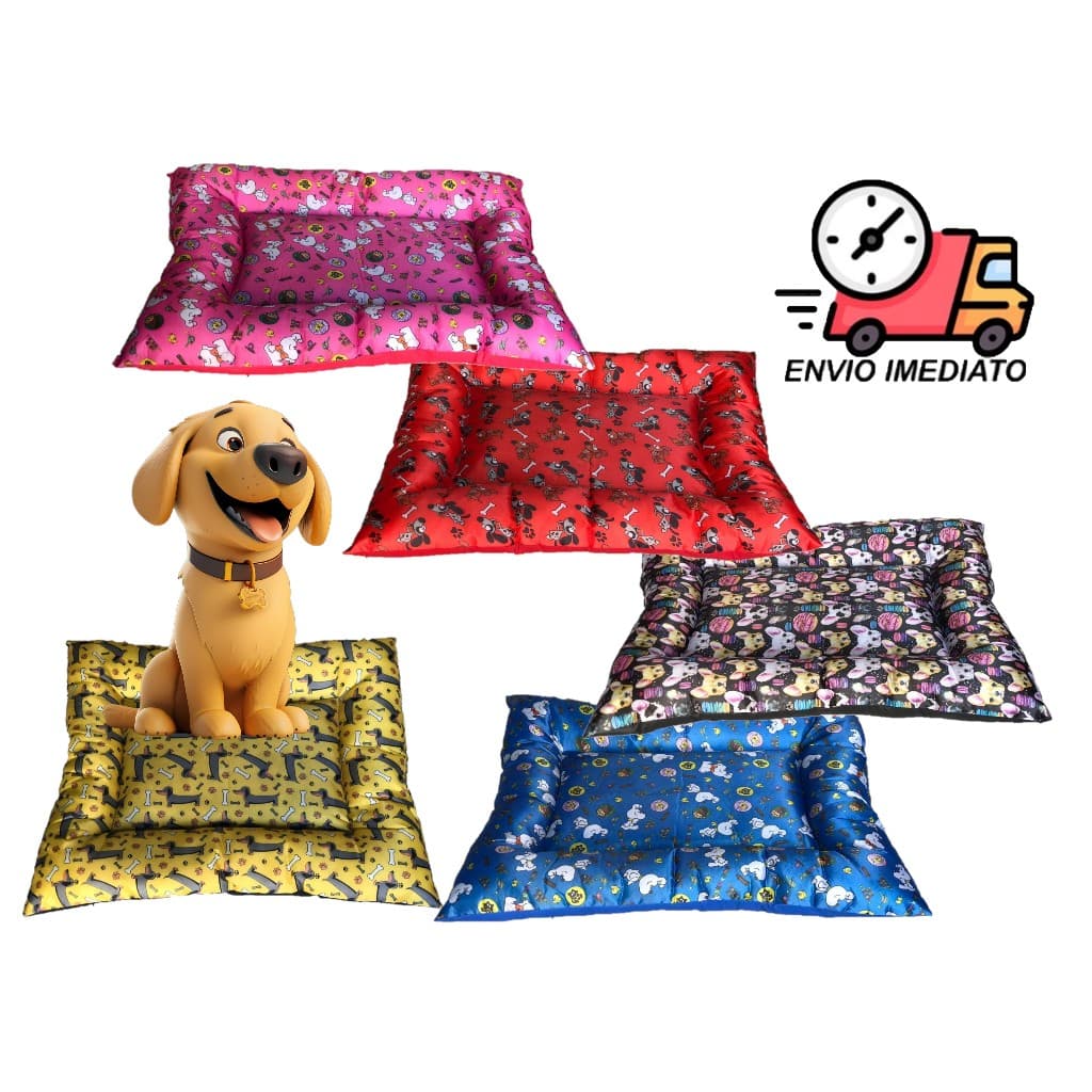 Colchonete Nylon Dublado Cama Caminha Pet Cachorro Gato Almofada Pet Tamanho P