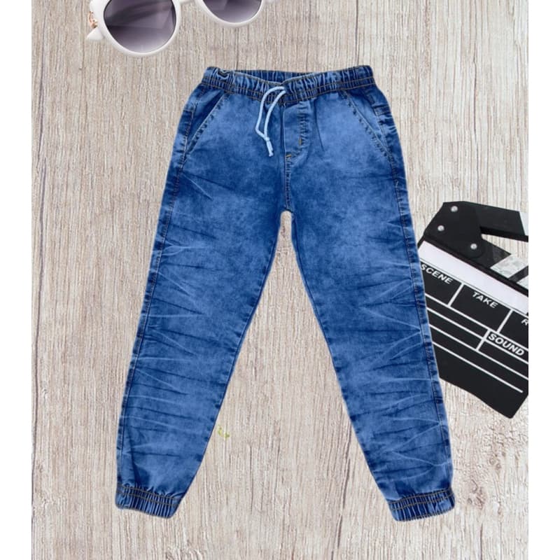 Calça Jogger Menino Infantil Com Punho Elástico Top 09