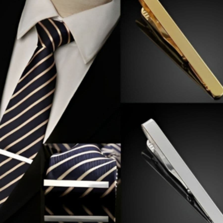 Acessório de Gravata Prendedor de metal - BS-055: elegancia e estilo