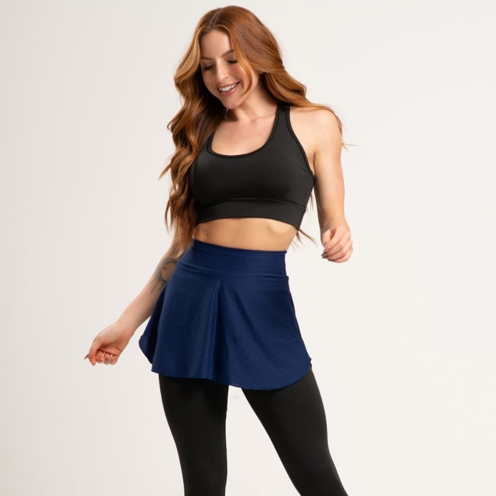 Saia Tapa Bumbum Feminina Para Academia Treino Ginastica Fit