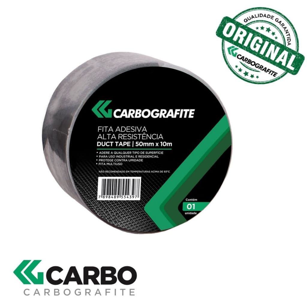 FITA DUCT TAPE CARBOGRAFITE 50MM X 10M