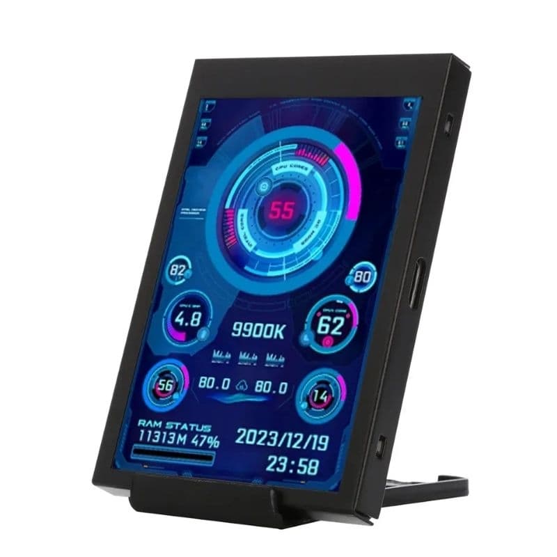 Tela IPS secundaria monitoramento PC notebook