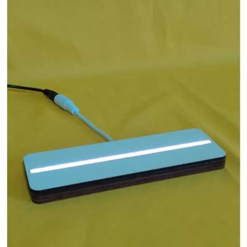 10 unid. Base em Mdf com LED para Luminárias de 10cm  SEM FONTE