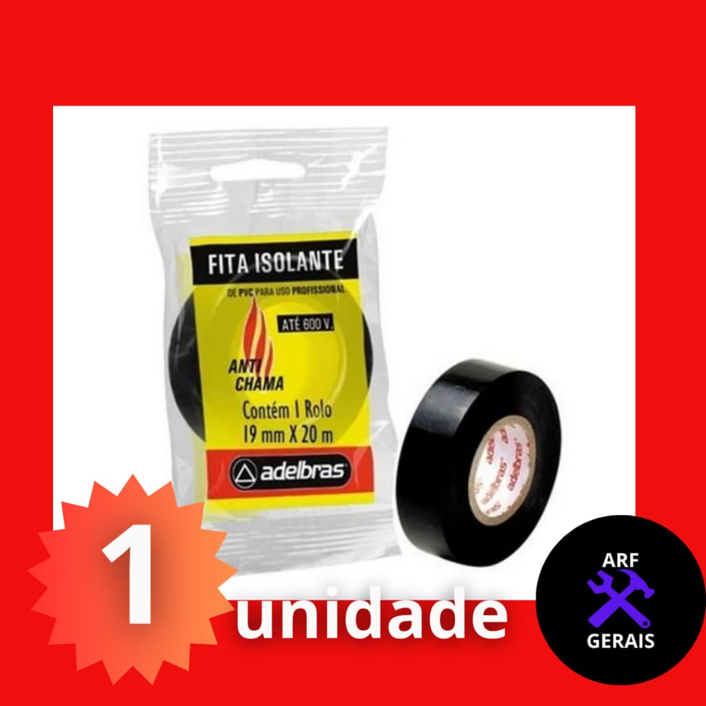 Fita Isolante Adelbras 20mts - ISOLANTE