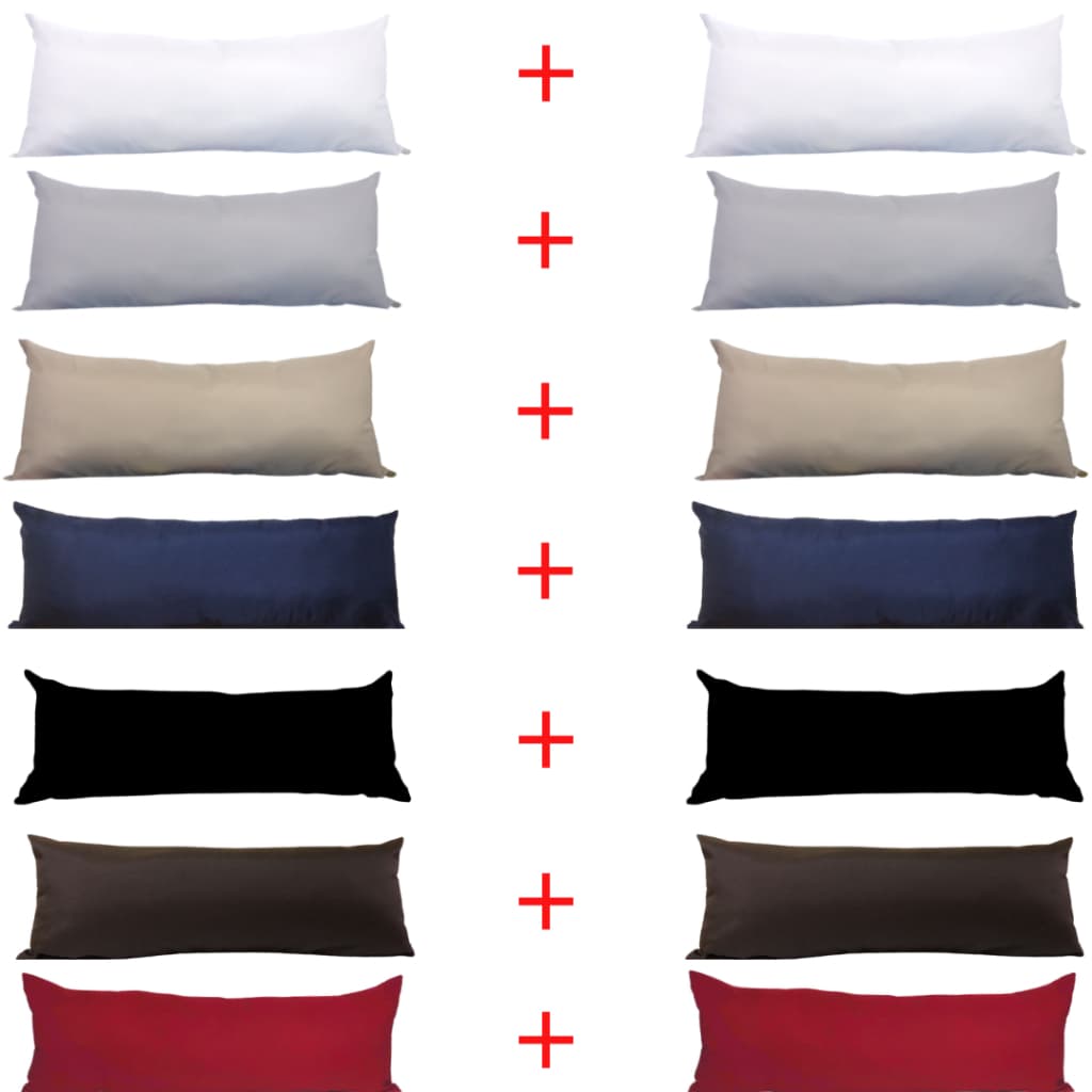 Kit 2 Almofada Decorativa Grande 35x75 Cheia Encosto De Dormir Xuxão Sofá Cama Poltrona Decoração
