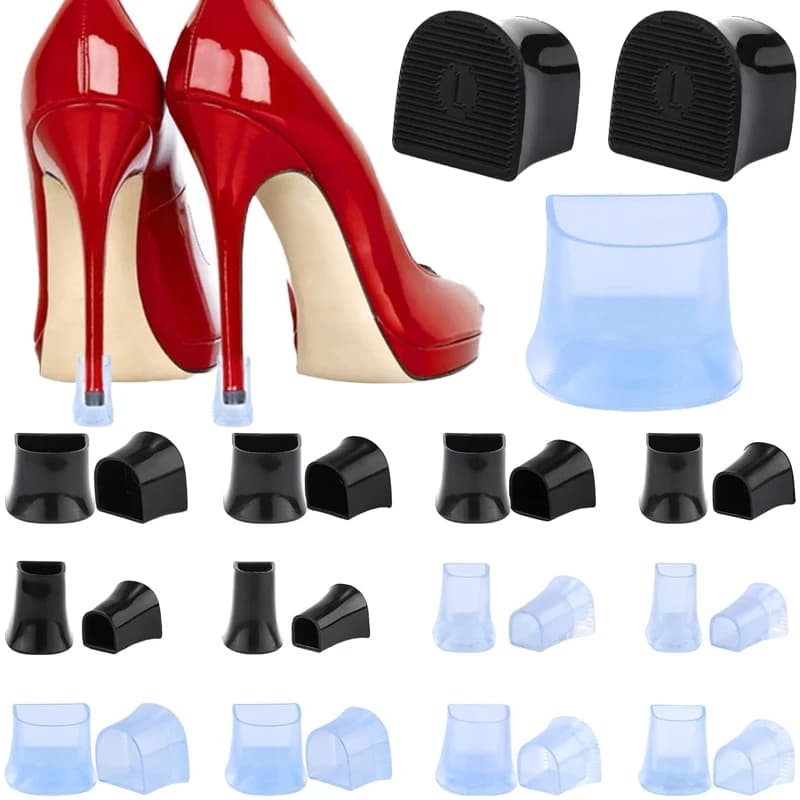 Protetor De Salto Em Silicone Para Sapatos E Sandálias