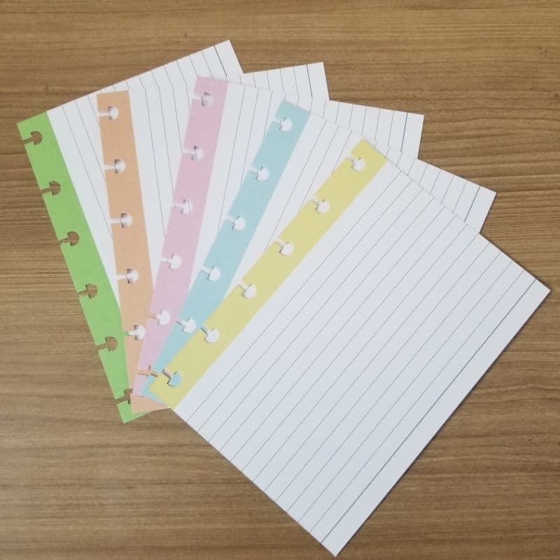 Ficha Pautada para Caderno de Disco Inteligente