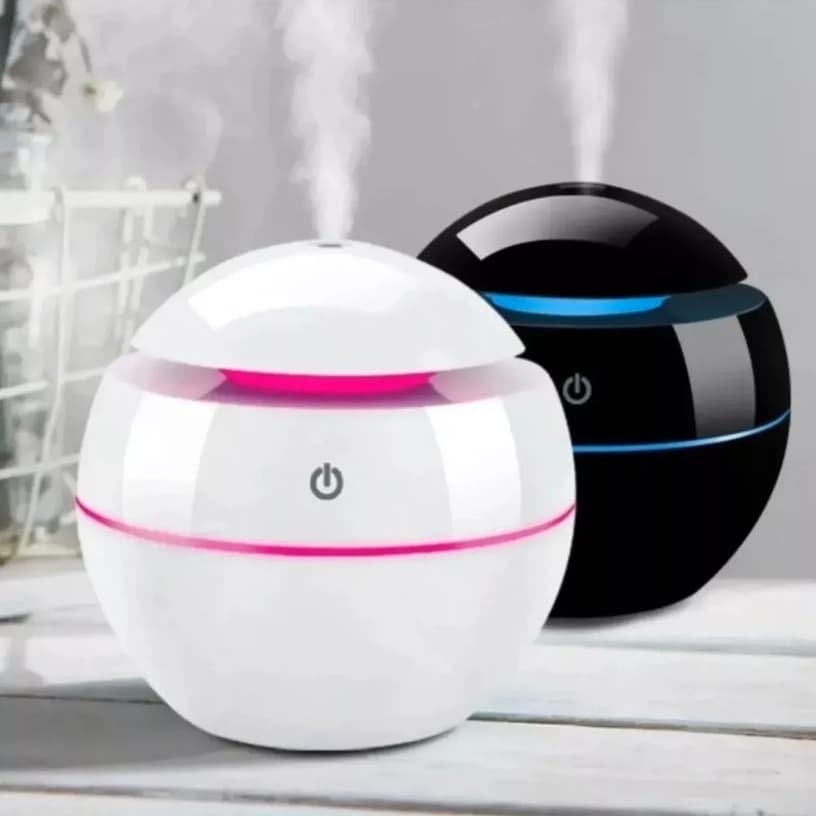 Mini Umidificador De Ar Elétrico Com Iluminação Led Rgb Para Decoração Do Quarto Purificador De Ar