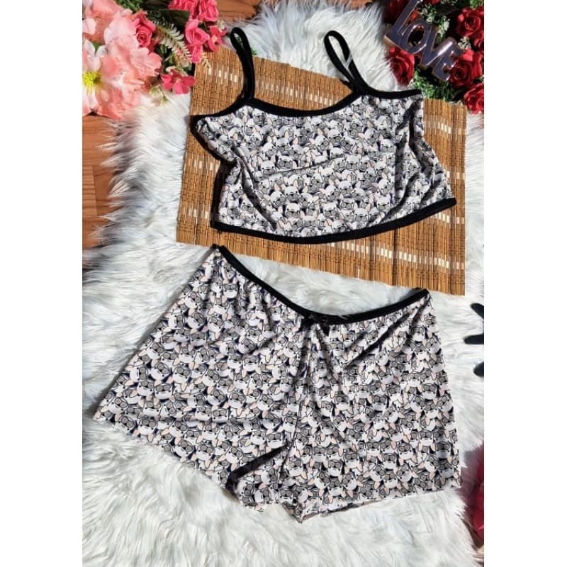 Baby doll virginia malha fria estampados
