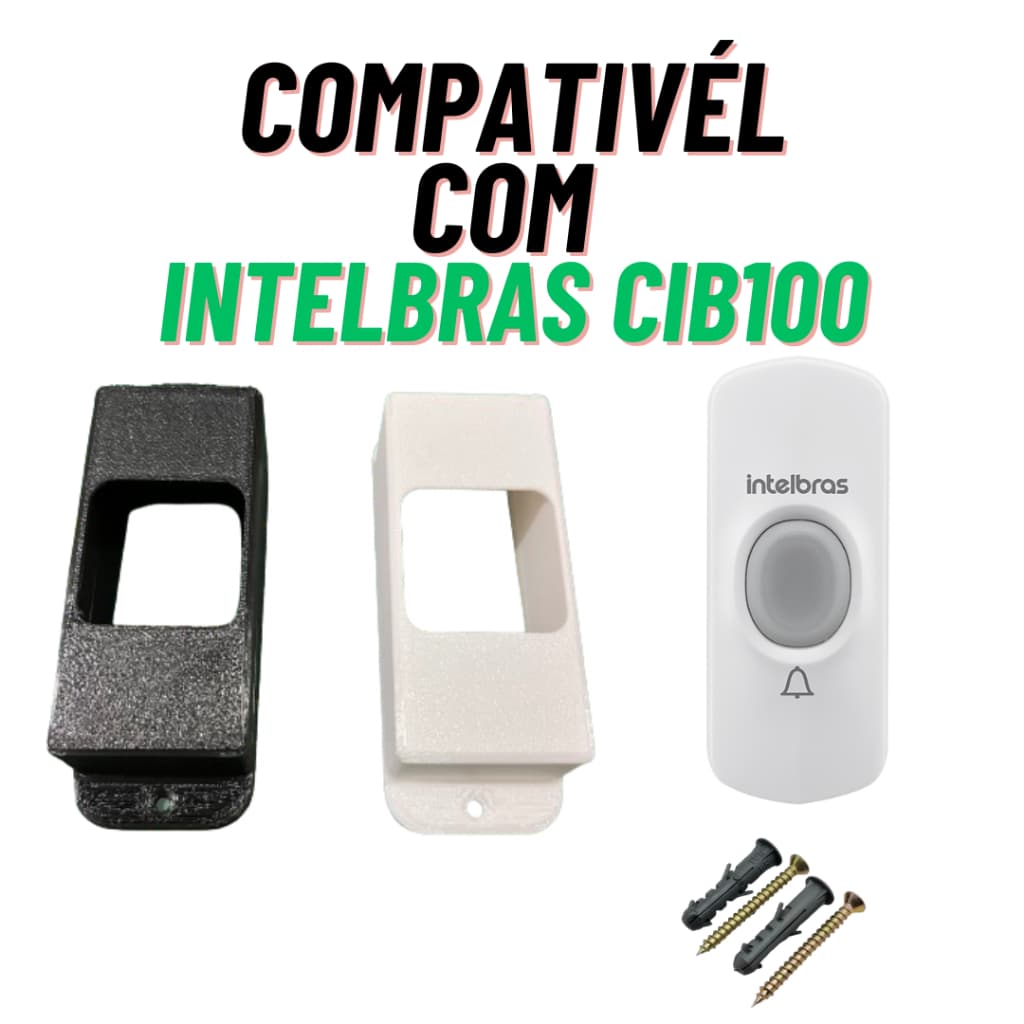 Protetor ANTIFURTO E CHUVA para campainha sem fio INTELBRAS CIB100