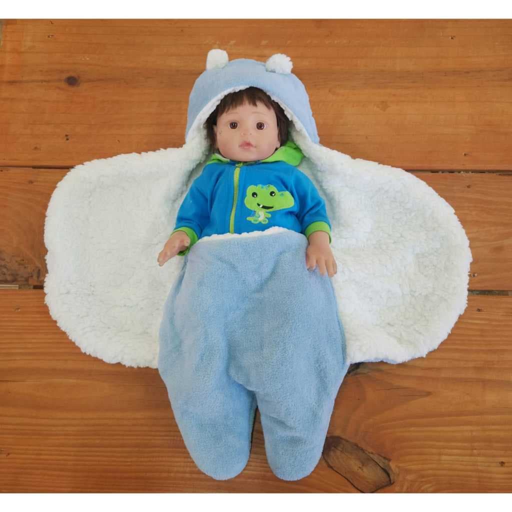 Saco de Bebê Dormir Liso Estampado Sherpa Carneirinho Microfibra