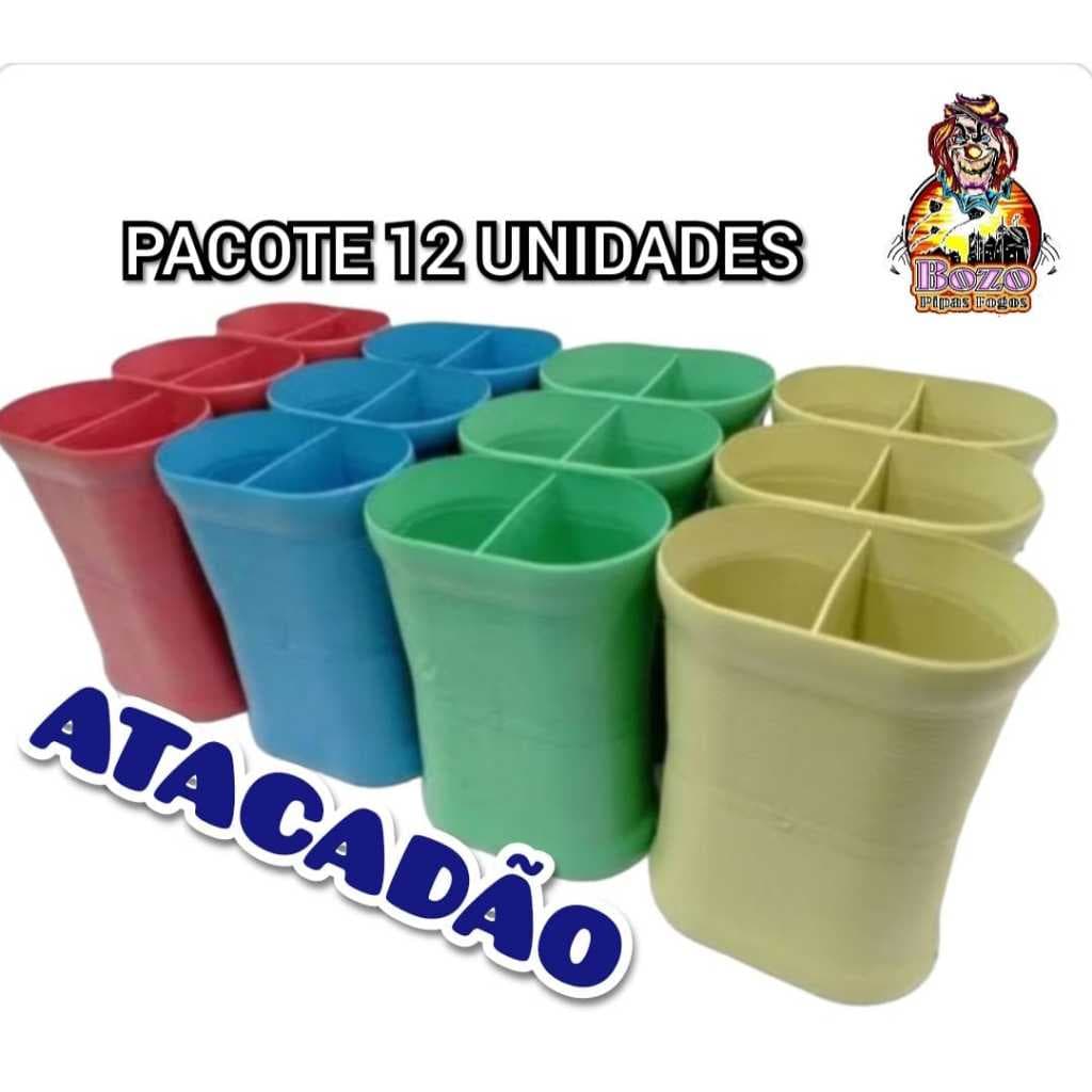 ATACADÃO /PORTA LINHA OVAL CORES PCT 12 UNI