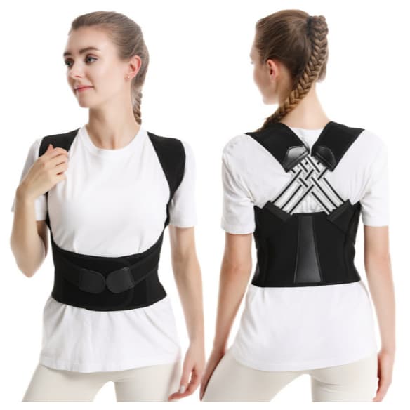 Corretor postural para colunas retas com velcro