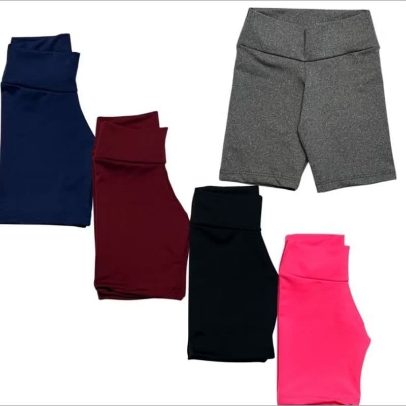 BERMUDA CICLISTA UNIFORME ESCOLAR INFANTIL SUPLEX COTTON  MENINA ESCOLAR SHORTS VERÃO