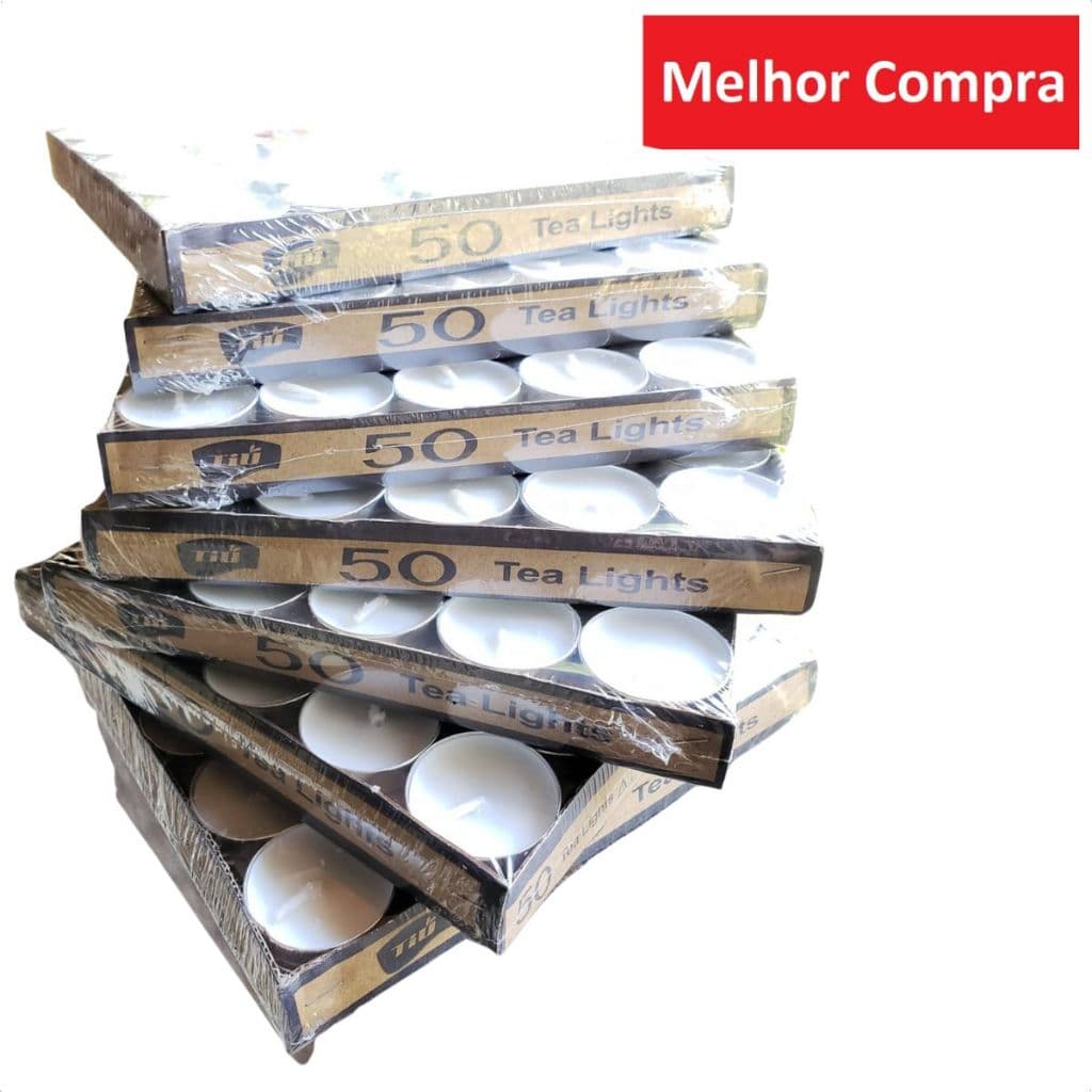 50 Velas Incensário Palo Santo Suporte Defumador Queimador Rechaud Mini Velas Decorativas