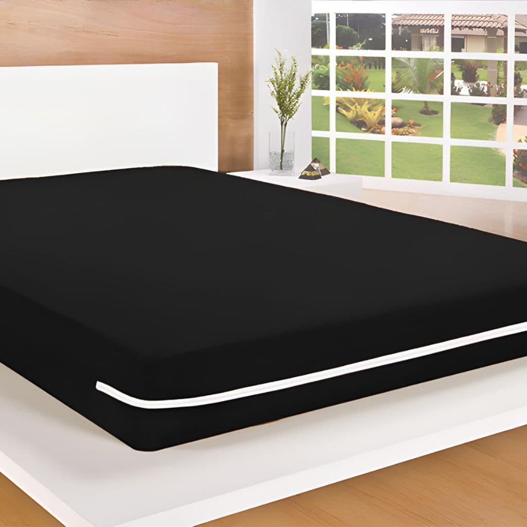 Capa Queen Size de Colchão Box Protetor em Malha Gel Helanca com Zíper