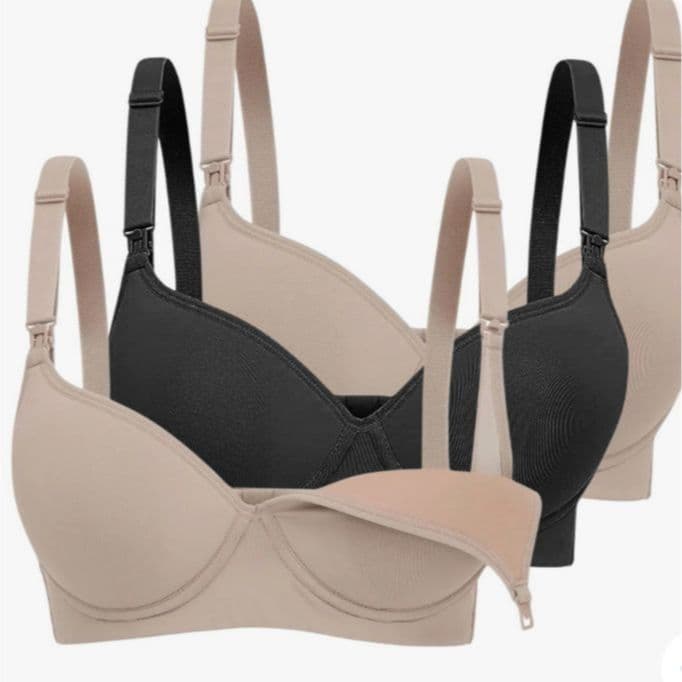 Sutiã Amamentação Amamentar Com Bojo E Aro Plus Size Sustentação