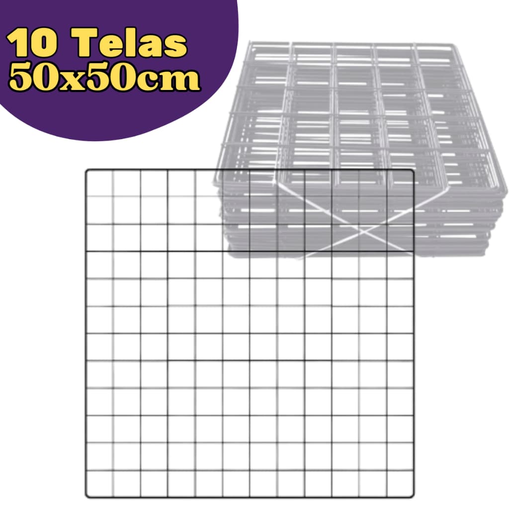 Cercado Pet 10 Telas 50x50 Para Montar