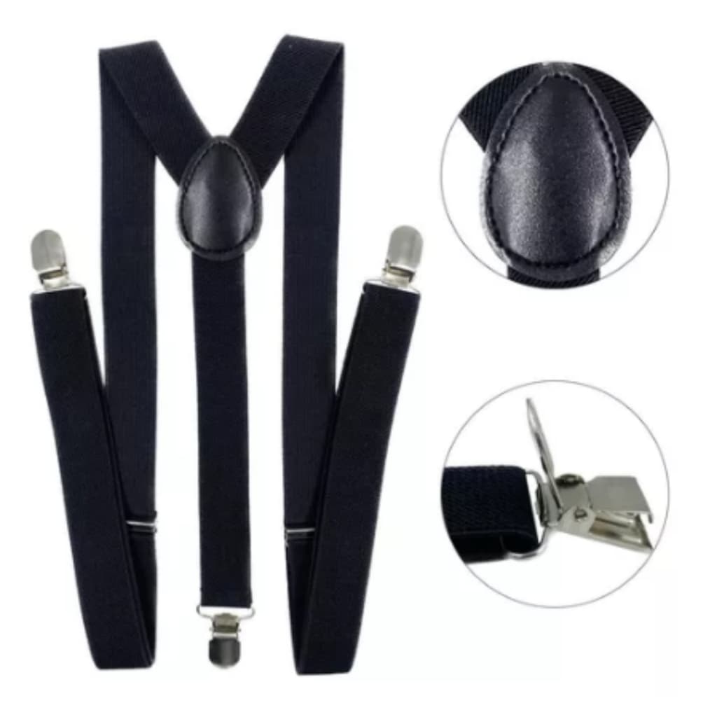 Suspensório Ajustável Masculino e Feminino para Fantasias Casamento e Festas (VARIAS CORES)
