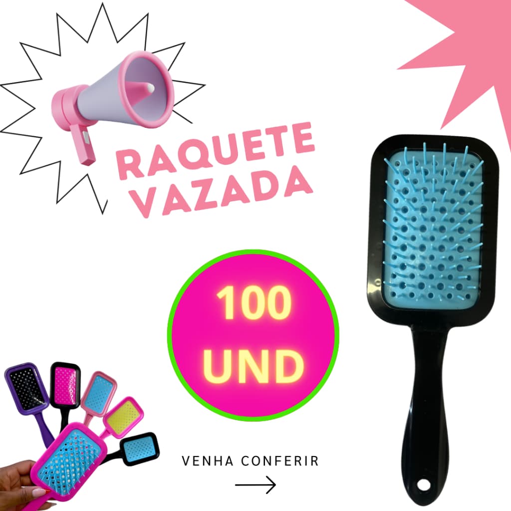 RAQUETE VAZADA = Kit Perfeito para Presentear!