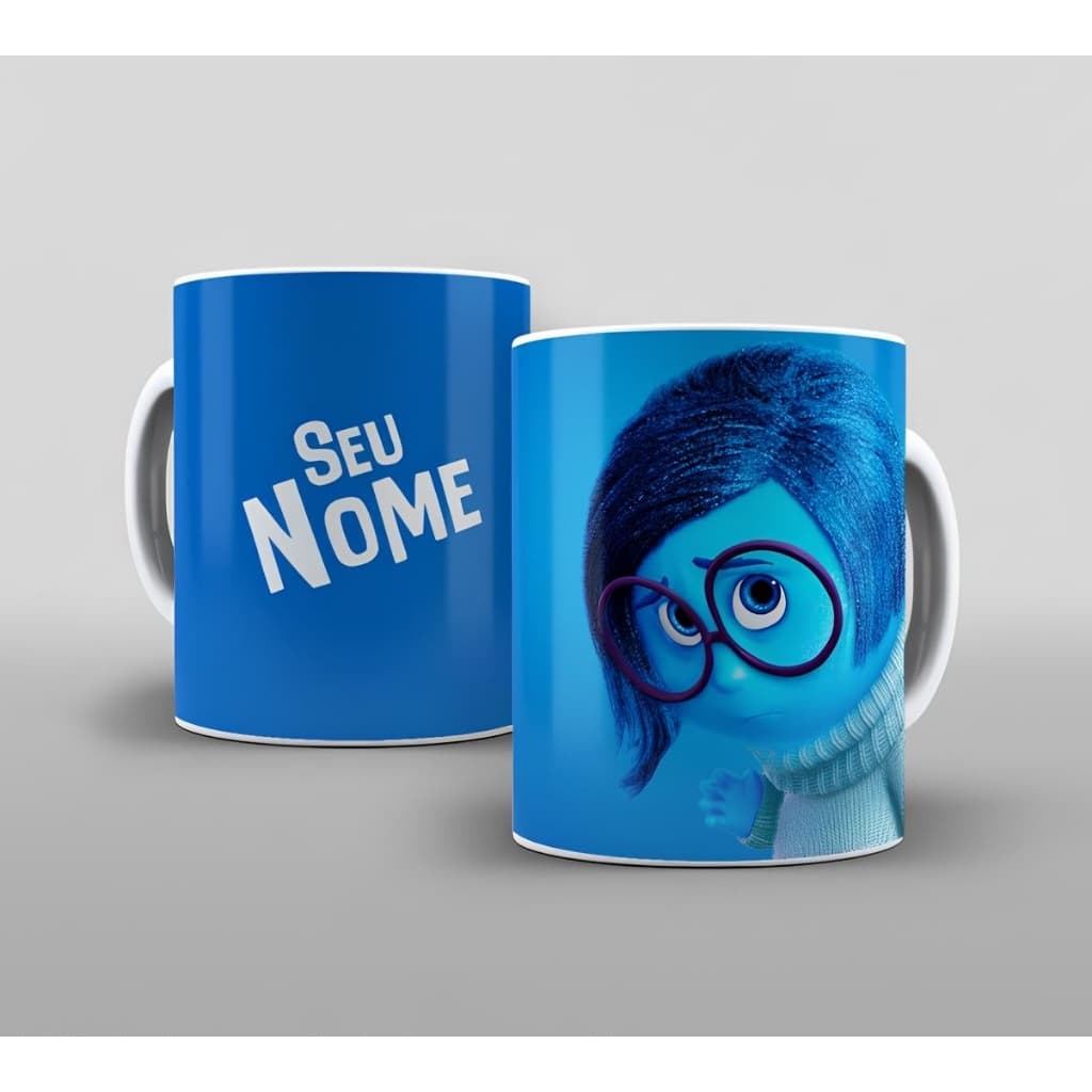 Caneca Personalizada Divertidamente Personagens Com Nome