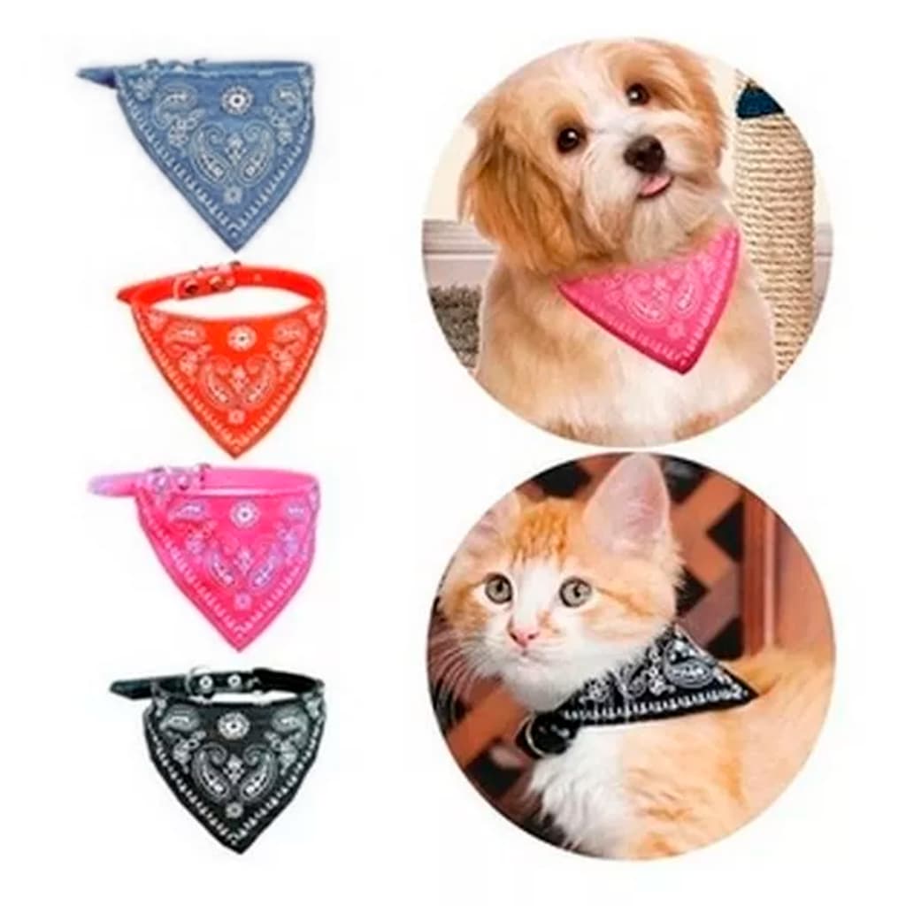 Coleira Bandana Gato/Cachorro Filhote - Coleira Para Gato - Coleira Cachorro
