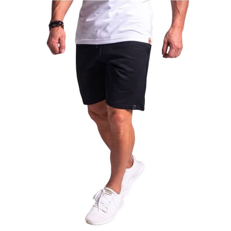 Short bermuda Mauricinho Curta Preta Academia Masculino