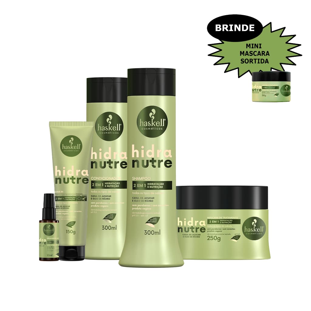 Kit Haskell Hidranutre 300 ml Completo