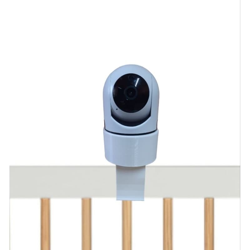 Suporte de berço para Câmera Ip Wifi giratória com visão noturna estilo baba eletronica